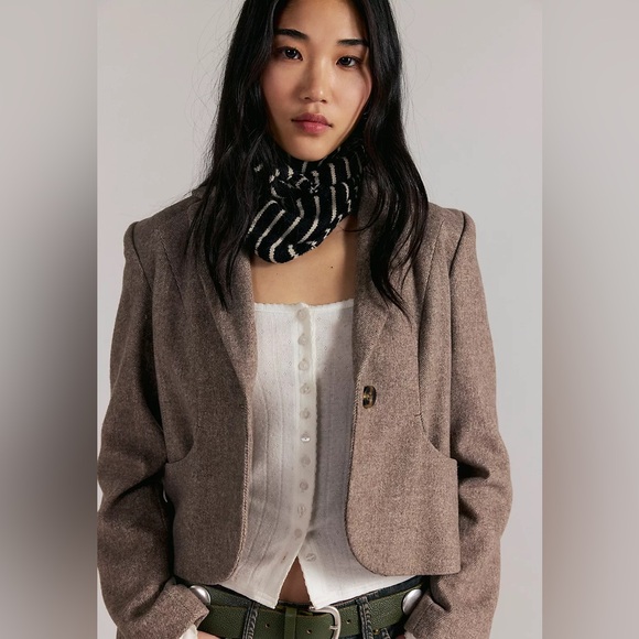 Free People Essential Triangle Striped Scarf - Picture 2 of 5